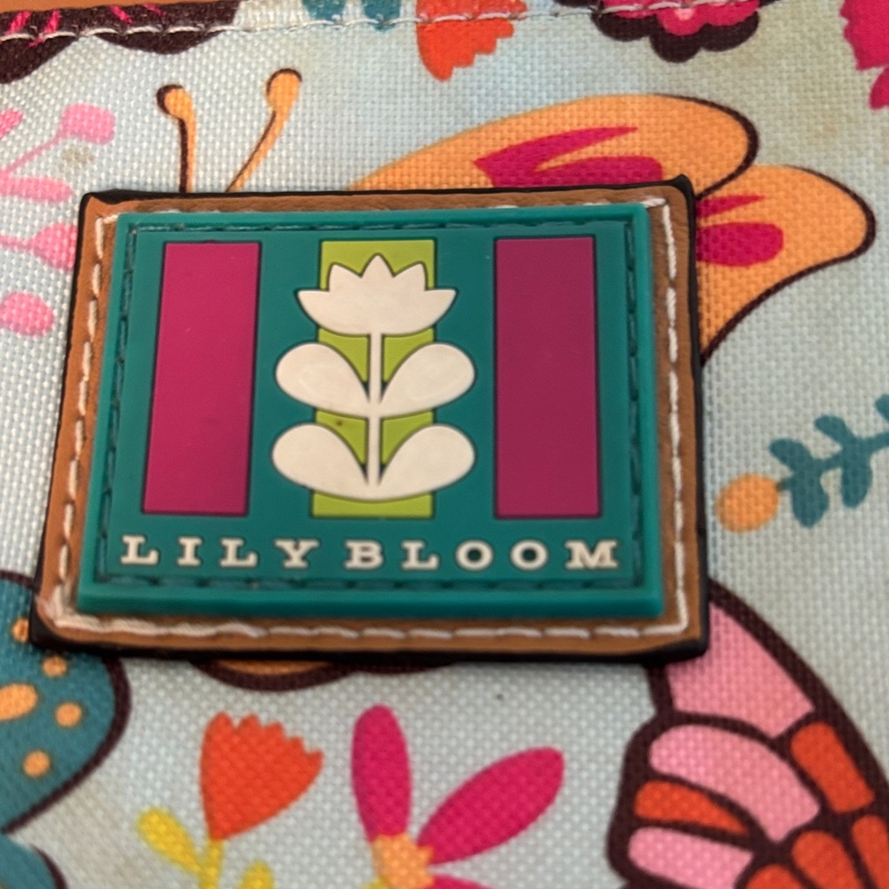 Lily Bloom Colorful Patterned Women's Crossbody Bag EUC